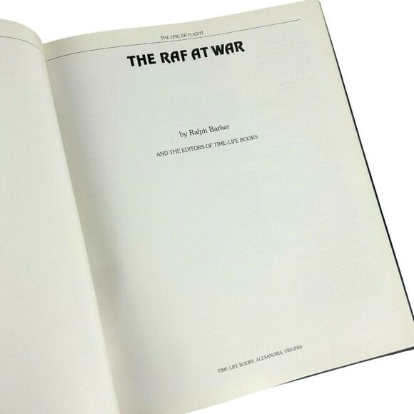 The RAF at War Ralph Barker 1981 Time-Life Books Epic of Flight Series Hardcover - Picture 3 of 10